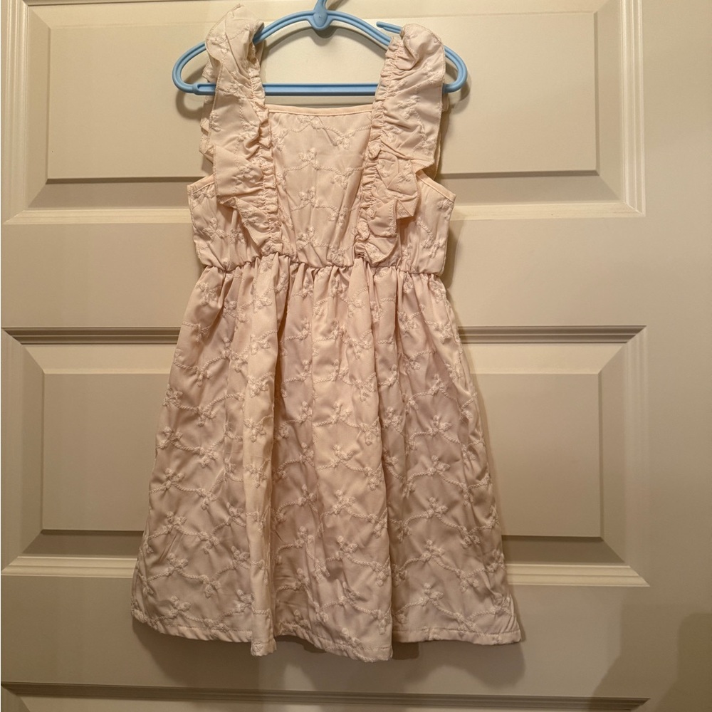 Charming Cream Kids Dress